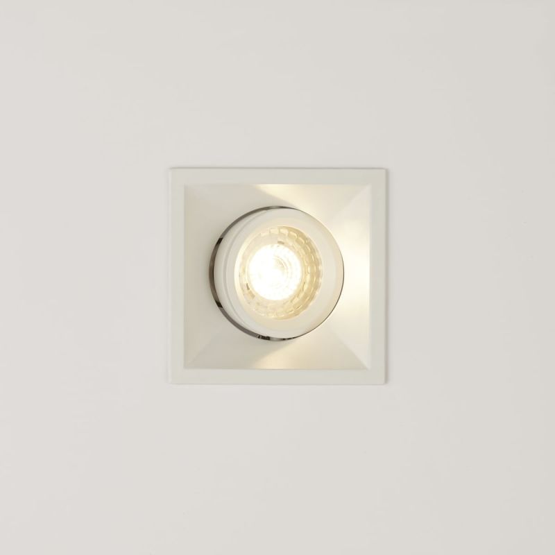 Slim Trim Square Adjustable, White